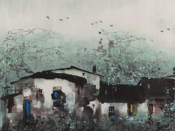 Spring Landscape by 
																			 Liu Maoshan