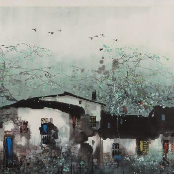 Spring Landscape by 
																			 Liu Maoshan
