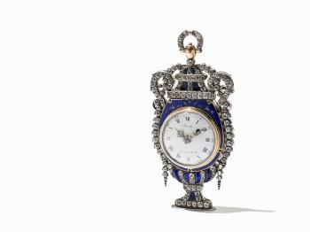 Elegant and rare pocket watch by 
																			 Soret a Geneve