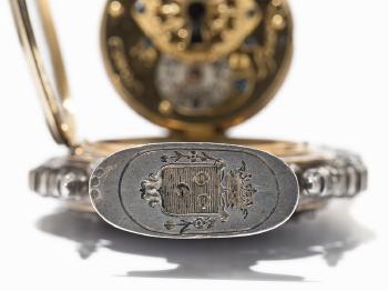 Elegant and rare pocket watch by 
																			 Soret a Geneve