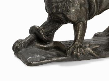 Lioness Fighting a Serpent by 
																			Hubert Netzer