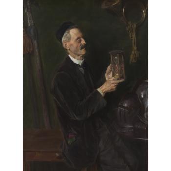 Portrait Of Edinburgh Antiques Dealer, Louis Joseph Butti by 
																			John Henry Lorimer