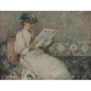 The morning paper by 
																	James Guthrie