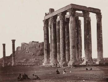 Temple of Jupiter, Athens by 
																			James Robertson