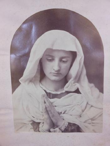 Young Woman in Prayer by 
																			Oscar Gustav Rejlander