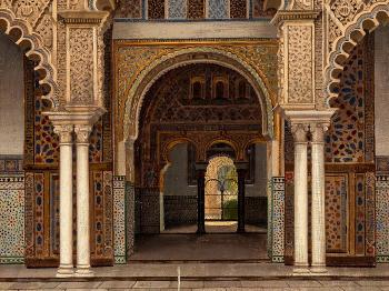 Alhambra Palace, Granada by 
																			F Liger