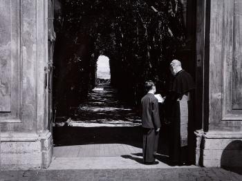 Bishop Fulton Sheen in Rome by 
																			Yousuf Karsh