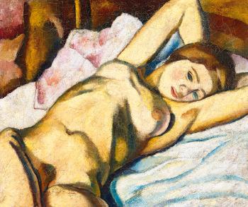 Nude Lying by 
																	Petre Abrudan