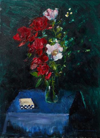Still Life With Roses by 
																			Diana Lederer-Chesham