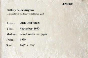 September 1990 by 
																			Jack Jefferson