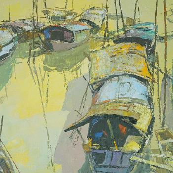 Boats by 
																			 Le Minh