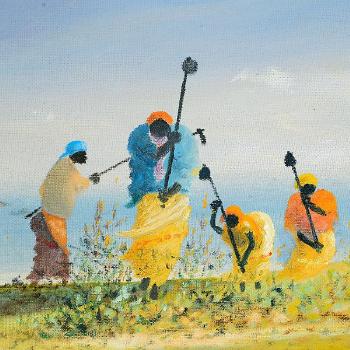 Tending the field by 
																			John Koenakeefe Mohl