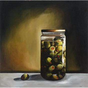 Jar of olives by 
																			Eric Zener