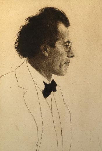 Gustav Mahler by 
																	Emil Orlik