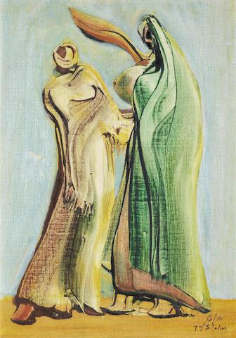 Untitled (Egyptian Couple) by 
																	Salah Taher