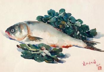 Fish by 
																	 Zhang Chongren