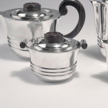 Coffee and teaset by 
																			 Ravinet d'Enfert