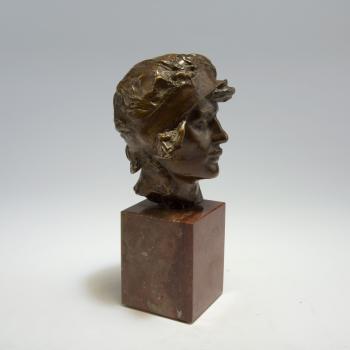 Female head by 
																			Josef Vaclav Myslbek
