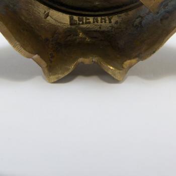 Vase with handlesbronze-mounted by 
																			Felix Optat Milet