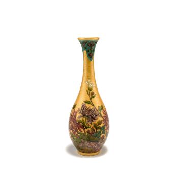 Chrysanthèmes vase by 
																			Felix Optat Milet