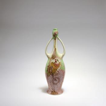 Vase with handles by 
																			 Plateelbakkerij Ram