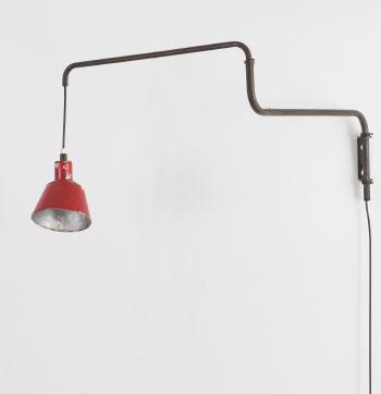 No. 830 wall light by 
																			Heinrich Siegfried Bormann