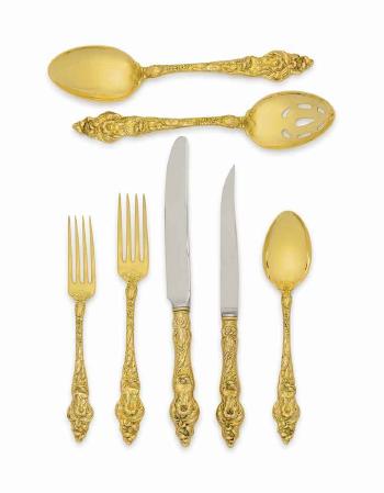 Flatware service by 
																	 Reed & Barton