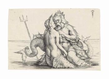 Triton and Nereid by 
																	Jacopo de Barbari