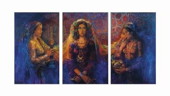 Untitled (Three Ladies) by 
																	Nazir Nabaa