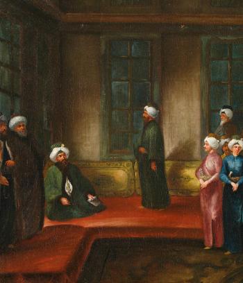 Audienz Beim Sultan by 
																			Jan Baptiste Vanmour