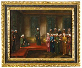 Audienz Beim Sultan by 
																			Jan Baptiste Vanmour