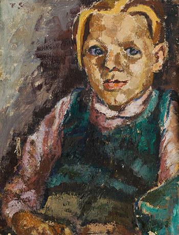 Porträt des Sohnes Gustav by 
																	Trude Waehner