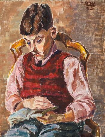 Lesender Knabe (Thomas) by 
																	Trude Waehner