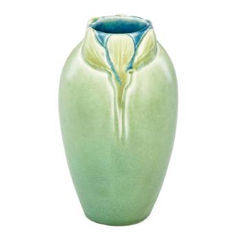 Modeled Mat vase with maple seeds by 
																			Rose Fechheimer