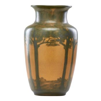 Large vase with trees by 
																			 North Dakota School of Mines