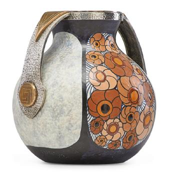 Art Deco vase by 
																			Louis Dage
