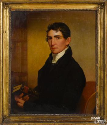 Portrait of the Reverend James Ross Reily by 
																	Jacob Eichholtz