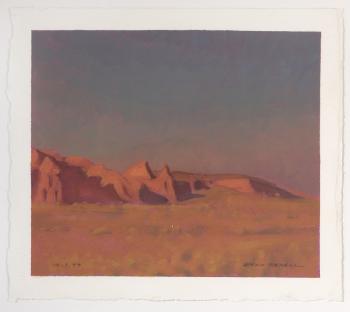 Southwestern desert landscape by 
																			Glenn Renell
