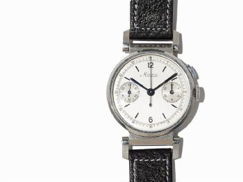 Single button chronograph by 
																			 Minerva Watches