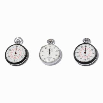 3 Stopwatches Heuer, Heuer Dembo Bristol and Minerva Majex by 
																			 Minerva Watches