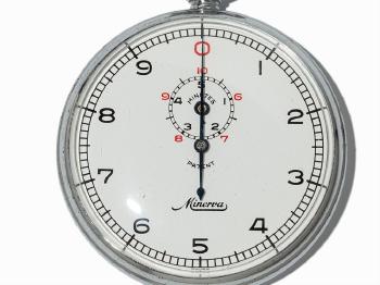 3 Stop watches by 
																			 Minerva Watches