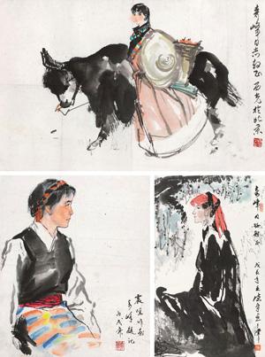 Figures by 
																	 Zhang Deyu