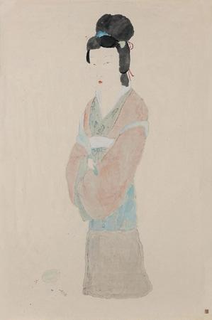 Traditional Chinese Women by 
																	 Wang Mengsha