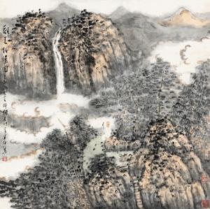Waterfall by 
																	 Zhang Jie