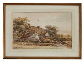 A Sussex Farmhouse by 
																			James Orrock