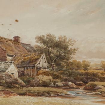 A Sussex Farmhouse by 
																			James Orrock
