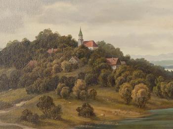Landscape With Church by 
																			Hans Duerr