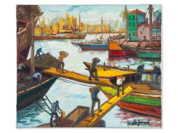 Dockworkers by 
																			Francisco Jose Osvaldo Imperiale