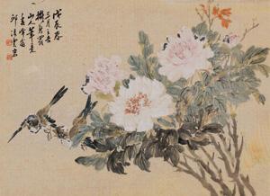 Flower and Bird by 
																	 Qiu Lingyun