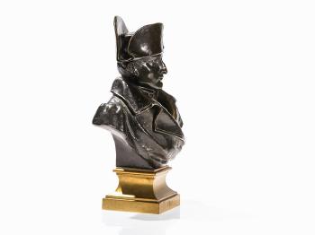 Bronze Bust Of Napoleon by 
																			Noel Ruffier